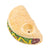Shop taco ceramic hand pipe, angled view showing carb hole—add to cart for fast shipping from Honeybee Herb.