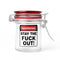 Ted Miller Innovations Airtight Stash Jar With Bold Warning - Stay The Fuck Out available at Honeybee Herb