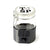 angled view black terp slurp pump kit, odor-proof concentrate storage