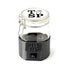 angled view black terp slurp pump kit, odor-proof concentrate storage