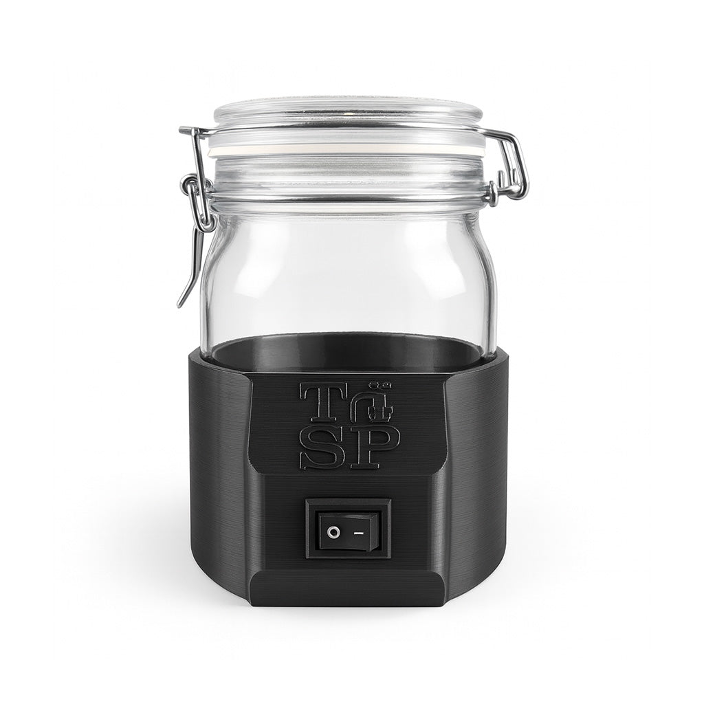 black terp slurp pump base with switch and clamp lid jar, add to cart