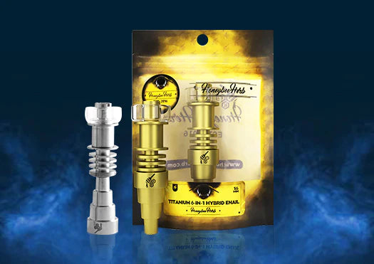 Buy low price, high quality domeless titanium dab nail, dab tools, dab rig nail, dab rig kit & dab rig starter kit online at Honeybee Herb. These nails fit in a variety of water pipes and vapor rigs.