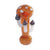 Buy yellow toadstool mushroom glass hand pipe – quick delivery 
