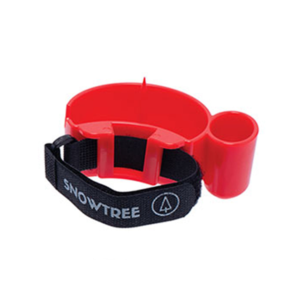 Order Treehouse strap-on ashtray in red by Snow Tree at Honeybee Herb. Stylish smoking accessory designed for clean and easy ash control.