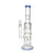 Blue Triple Matrix Perc honeycomb straight tube bong—buy online at Honeybee Herb with fast shipping.