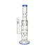 Blue Triple Matrix Perc honeycomb straight tube bong—buy online at Honeybee Herb with fast shipping.