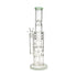 Green Triple Matrix Perc honeycomb straight tube bong—shop now at Honeybee Herb with secure checkout and quick delivery.