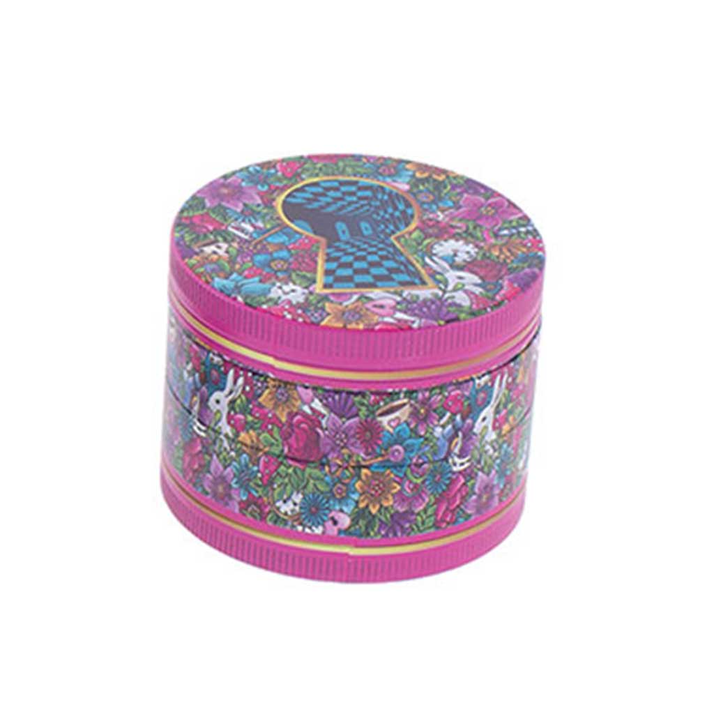 Trippy Keyhole 2-Inch Wacky Grinder At Honeybee Herb 