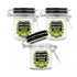 Ted Miller Inno. Union Stash Mini Jar Local 420 – 3-Pack Of Airtight Locking Containers From Honeybee Herb