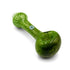 Milk green 4-inch glass frit handpipe by USA Made Glassworks.