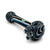 USA Made Glassworks Linework Handpipe in Phantom, a 4-inch glass hand pipe.