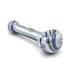 USA Made Glassworks Linework handpipe in Stardust, 4 inch glass spoon pipe.