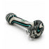 USA Made Glassworks Linework glass hand pipe in Shadow Reef, 4-inch length.