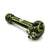 USA Made Glassworks 4-inch glass spoon pipe in Joker's Toke color.