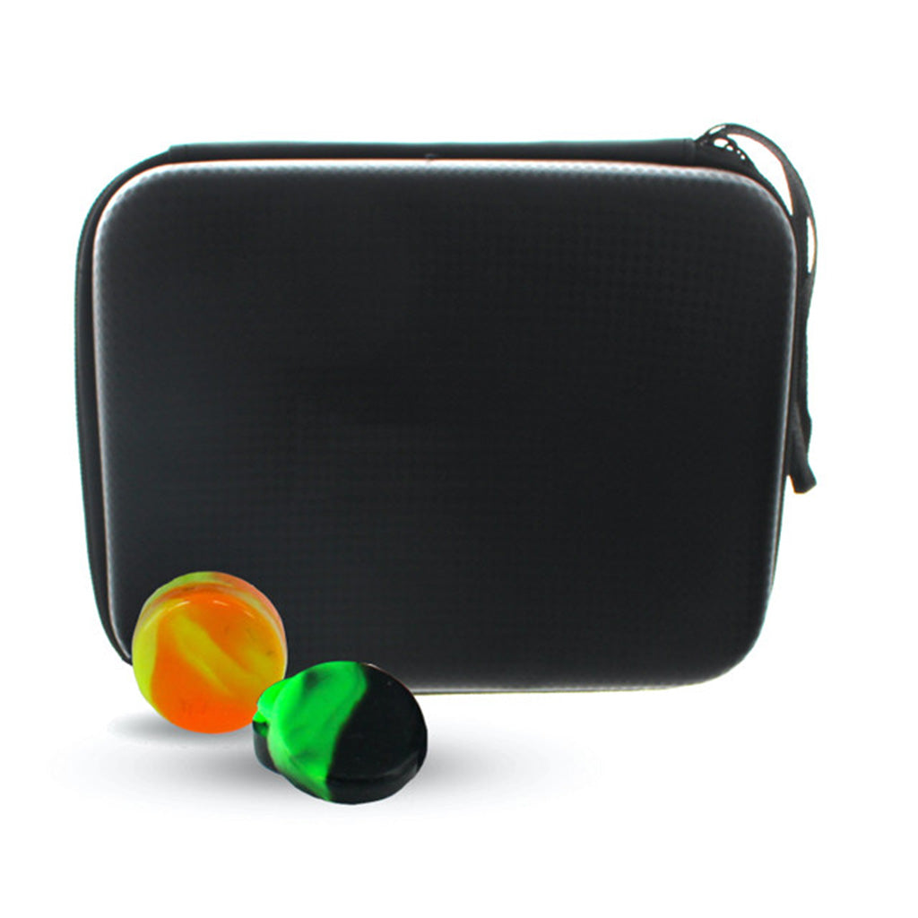 VapeBrat dab kit case with silicone carb caps for easy travel and storage 