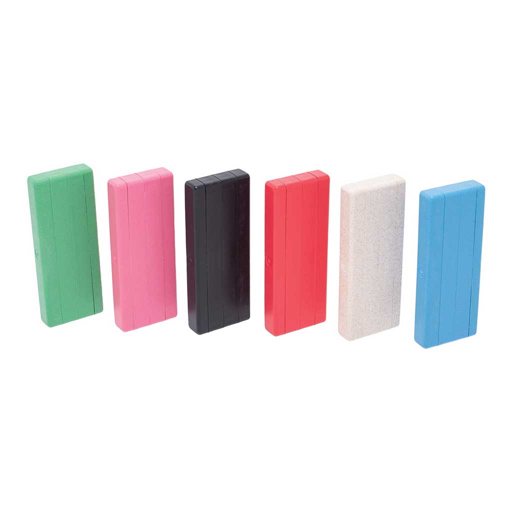 Various Colorsbiodegradable plastic 3-cone holder case for pre-roll storage and travel