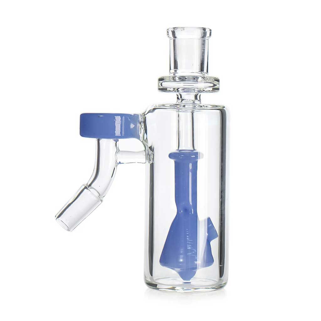 Vented Bell Perc Ash Catcher in Blue – Buy Now at Honeybee Herb for Clean, Smooth Hits