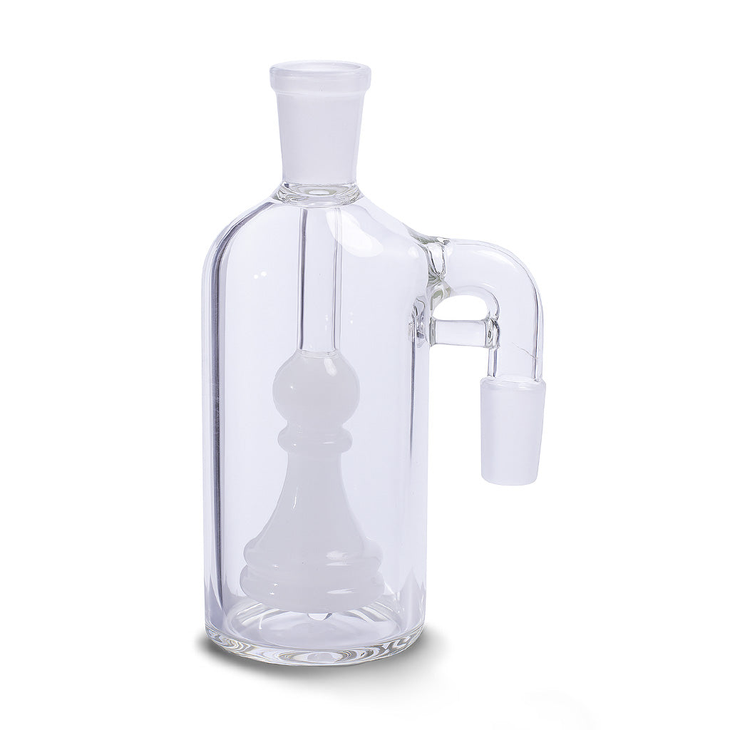 White Jade Chess Pawn Ash Catcher with 90 Degree Joint – Buy Online at Honeybee Herb