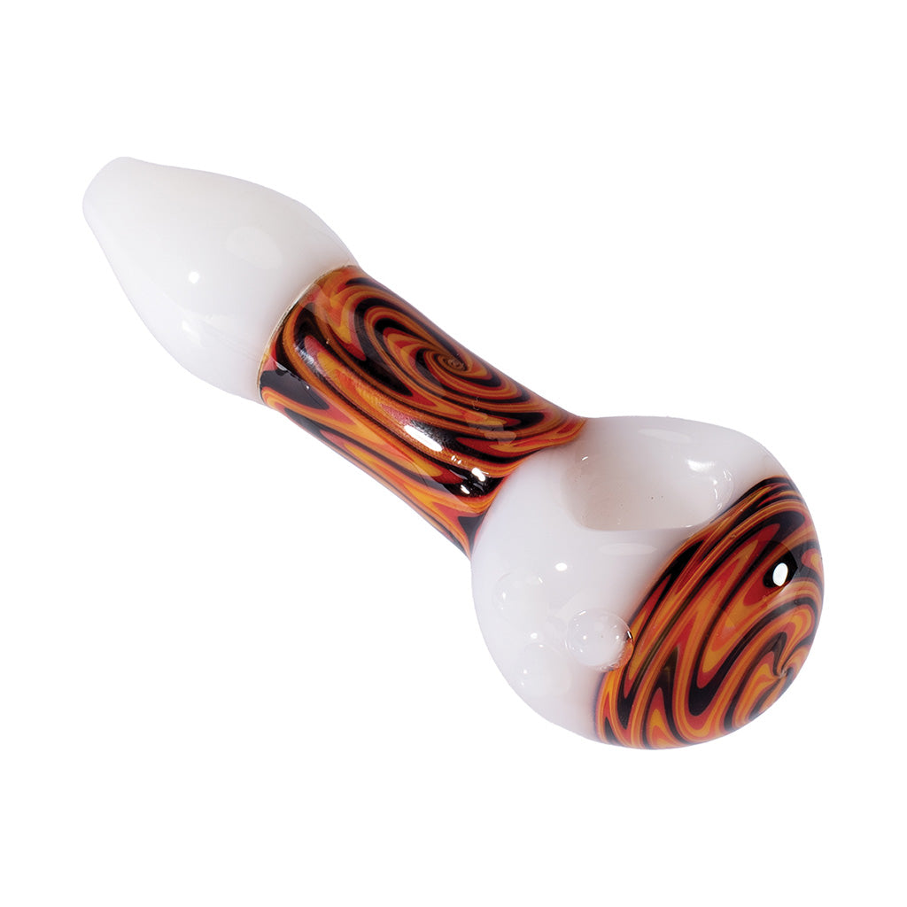 Shop White Red Wig Wag spoon pipe—portable design, smooth hits. In stock with fast delivery.