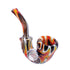 shop black wig wag sherlock pipe, front angle clear marble—add to cart for quick delivery 