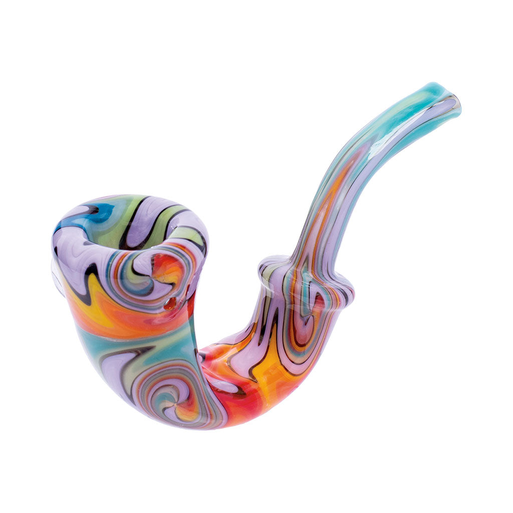 purple wig wag sherlock pipe, left-profile—add to cart, fast shipping