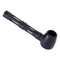 Disassembled Black Window Aluminium Glass Pipe – aluminum and glass smoking pipe