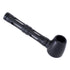 Disassembled Black Window Aluminium Glass Pipe – aluminum and glass smoking pipe