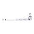 Disassembled Silver Window Aluminium Glass Pipe – aluminum body with glass