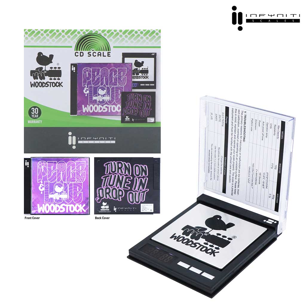 Woodstock CD digital scale 500g x 0.1g for sale at Honeybee Herb – accurate, compact scale for smoking accessories and on-the-go use