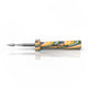 Yellow Red Handle Steel Sharp Tip Classic Resin Dabber Tool Horizontal View