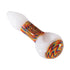 Buy Yellow White Wig Wag glass spoon pipe—colorful, durable, ready to use. Secure checkout and fast shipping.