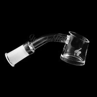 Thumbnail for Fat Bottom Quartz Banger 45Â° Degree Yellow Line with 10mm 14mm 18mm Male & Female Joints for waterpipes | Honeybee Herb