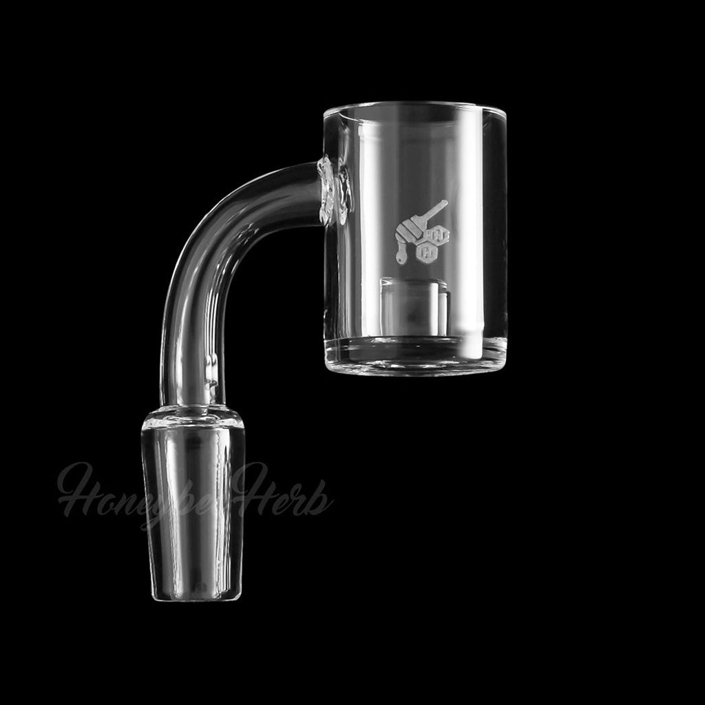 Core Reactor Quartz Banger 90Â° Yellow Line with 10mm 14mm 18mm Male & Female Joints for Dab Rigs Bongs | Honeybee Herb