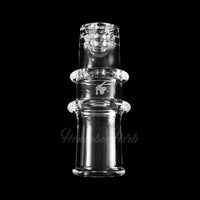 Thumbnail for Honeycomb Barrel Quartz Enail Yellow Line with 10mm 14mm 18mm Male & Female Joints for waterpipes | Honeybee Herb