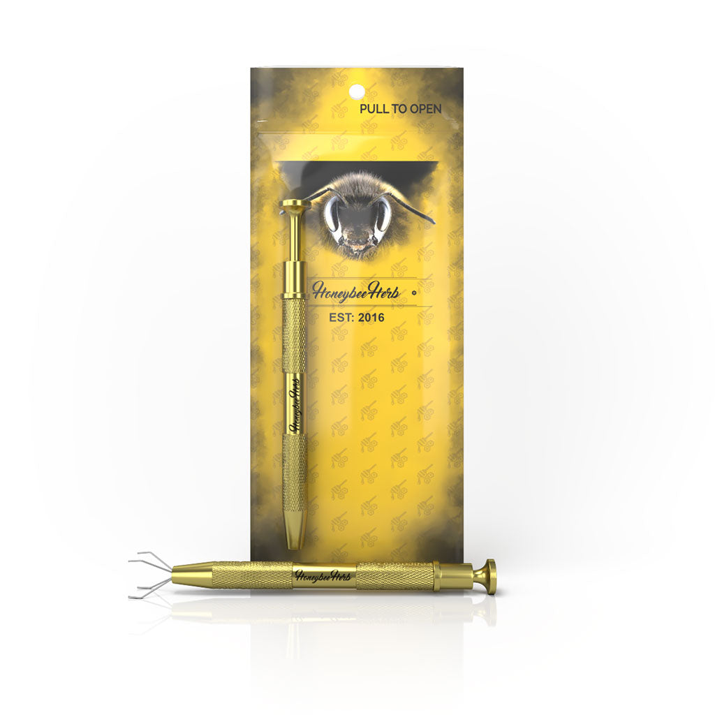 Dab Claw Gold Color For Terp Pearls Yellow Packaging View