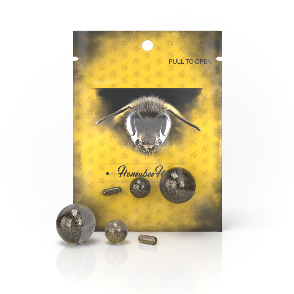 Dab Marble Sets Galaxy Quartz & Dab Inserts for Quartz Bangers & Nails | Honeybee Herb