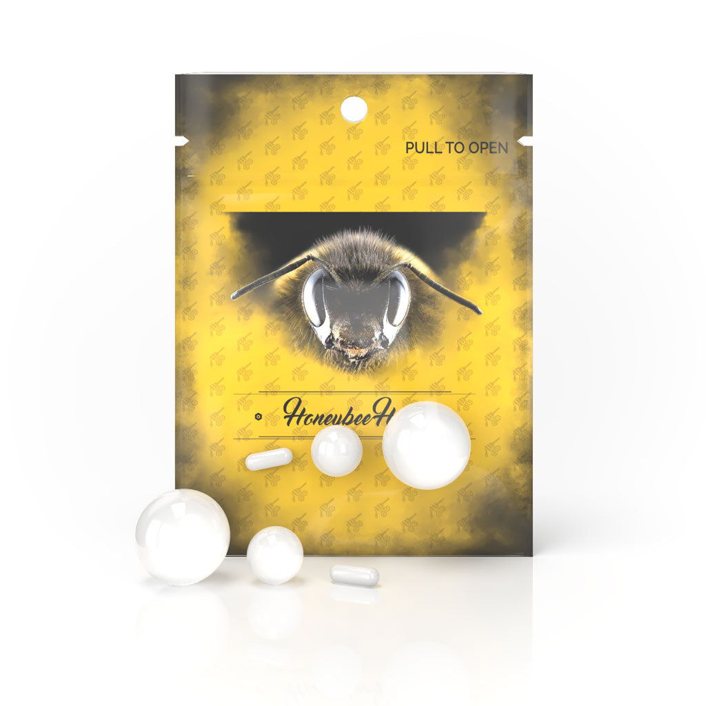 Dab Marble Sets Glow In Dark Quartz & Dab Inserts for Quartz Bangers & Nails | Honeybee Herb