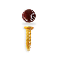 Thumbnail for Dab Screw Sets Dab Inserts Amber Close for Quartz Bangers & Nails | Honeybee Herb