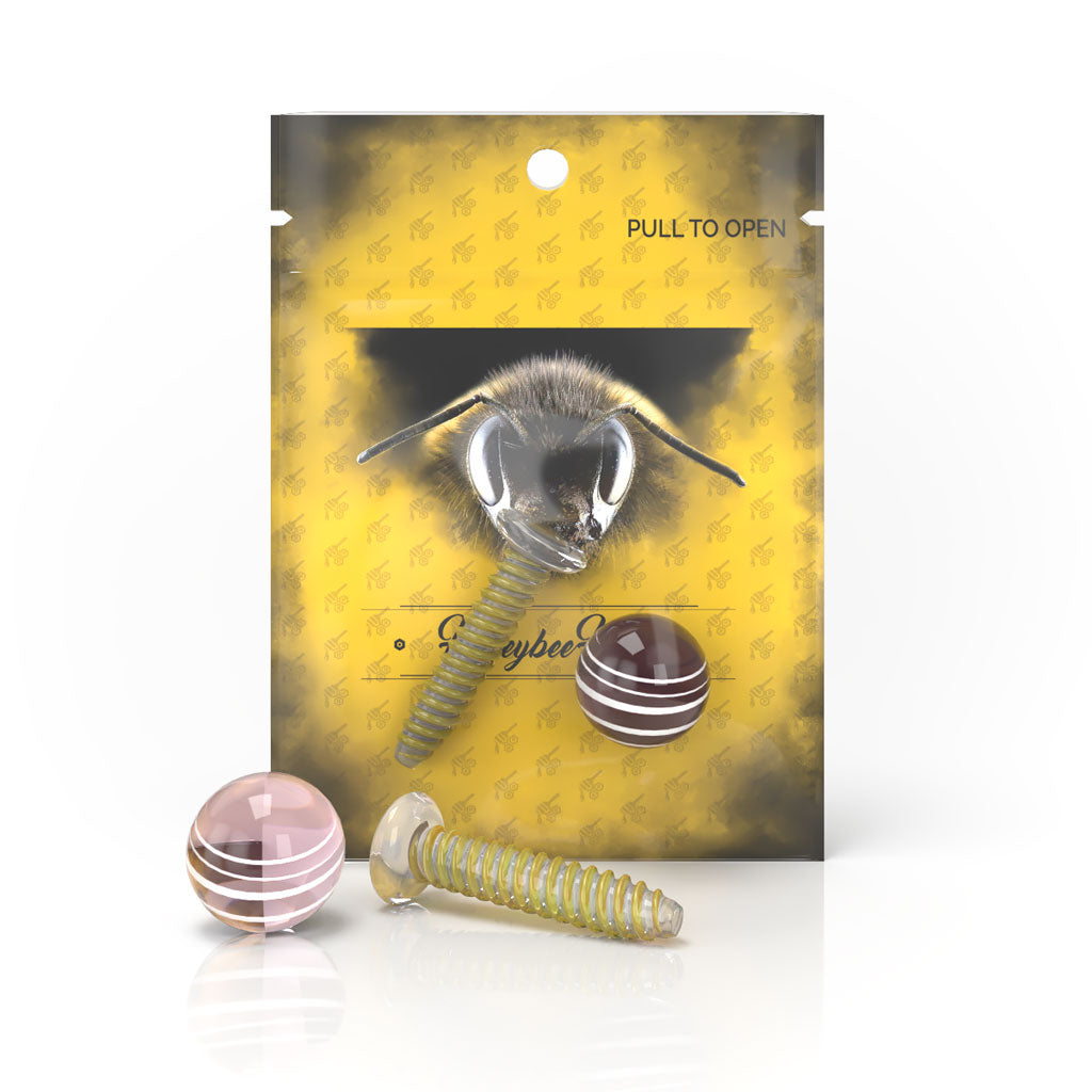 Dab Screw Sets Yellow Dab Inserts Yellow Packaging