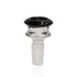 14mm Male Frosted Joint FB-3 Black Glass Flower Bong Bowl Packaging & Product Zoom View