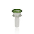 14mm Male Frosted Joint FB-3 Green Glass Flower Bong Bowl