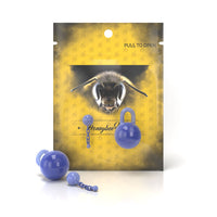 Thumbnail for Glass Terp Chain Two Piece Set Blue Colour Yellow Packaging