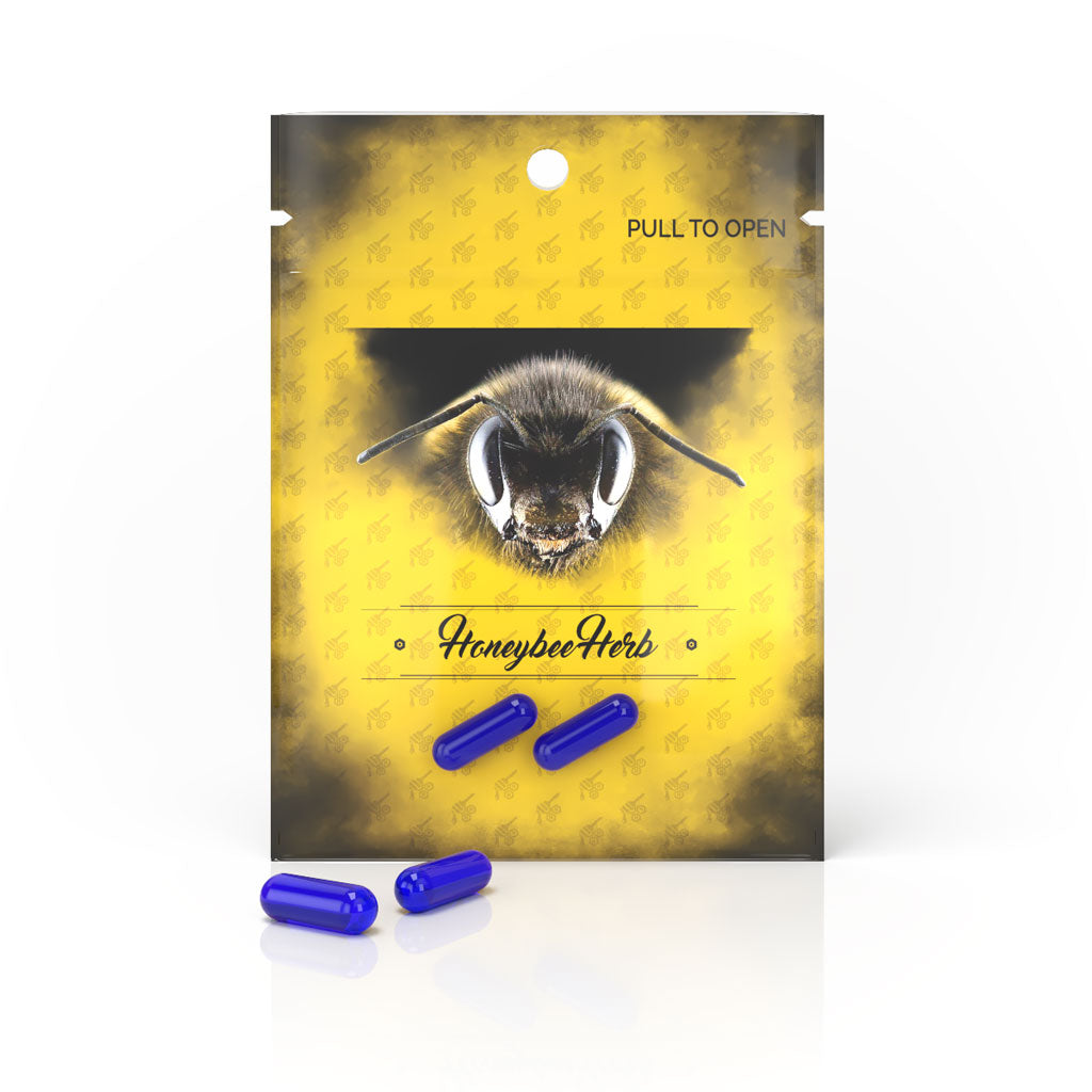 Honey Terp Pills Dab Inserts Sapphire Blue Yellow Packaging