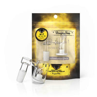 Thumbnail for Honey & Milk Core Reactor Sidecar Quartz Banger 90 Degree YL With 10mm 14mm 18mm Male & Female Joints for Water Pipes, Bong & Dab rigs | Honeybee Herb