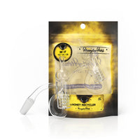 Thumbnail for Honey Recycler Quartz Banger 45° Degree Yellow Line with 10mm 14mm 18mm Male & Female Joints for waterpipes | Honeybee Herb