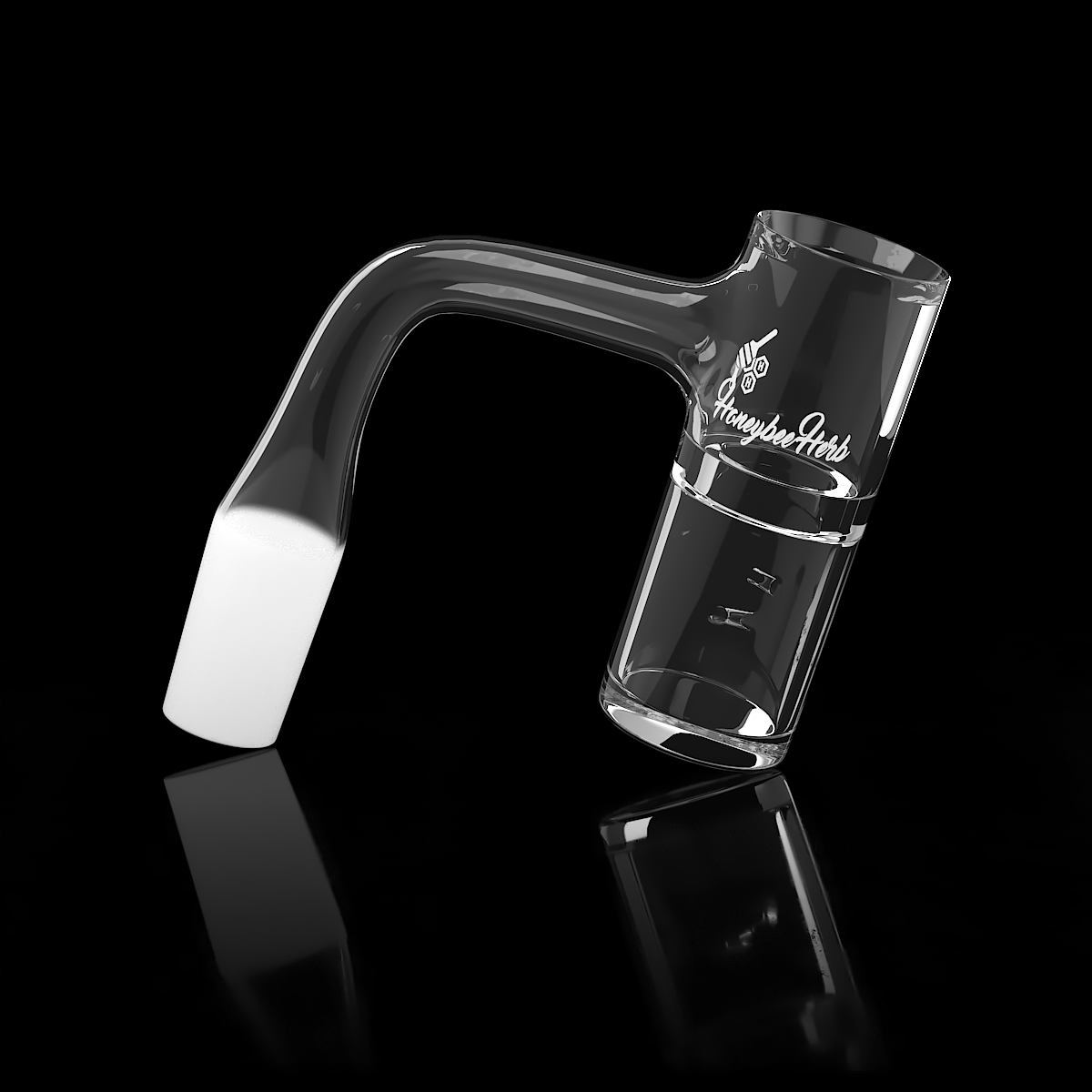 Honey Well Quartz Banger 90Â° Degree Black Line with 10mm 14mm 18mm Male & Female Joints for waterpipes | Honeybee Herb