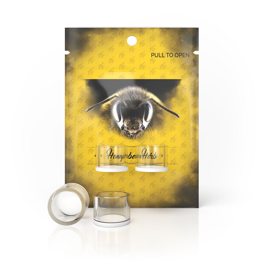 Honey & Milk Cups Quartz Inserts 20mm for Quartz Bangers & Nails | Honeybee Herb