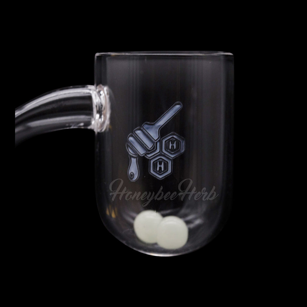Honey Dab Pearls White Quartz & Dab Inserts Close for Quartz Bangers & Nails | Honeybee Herb