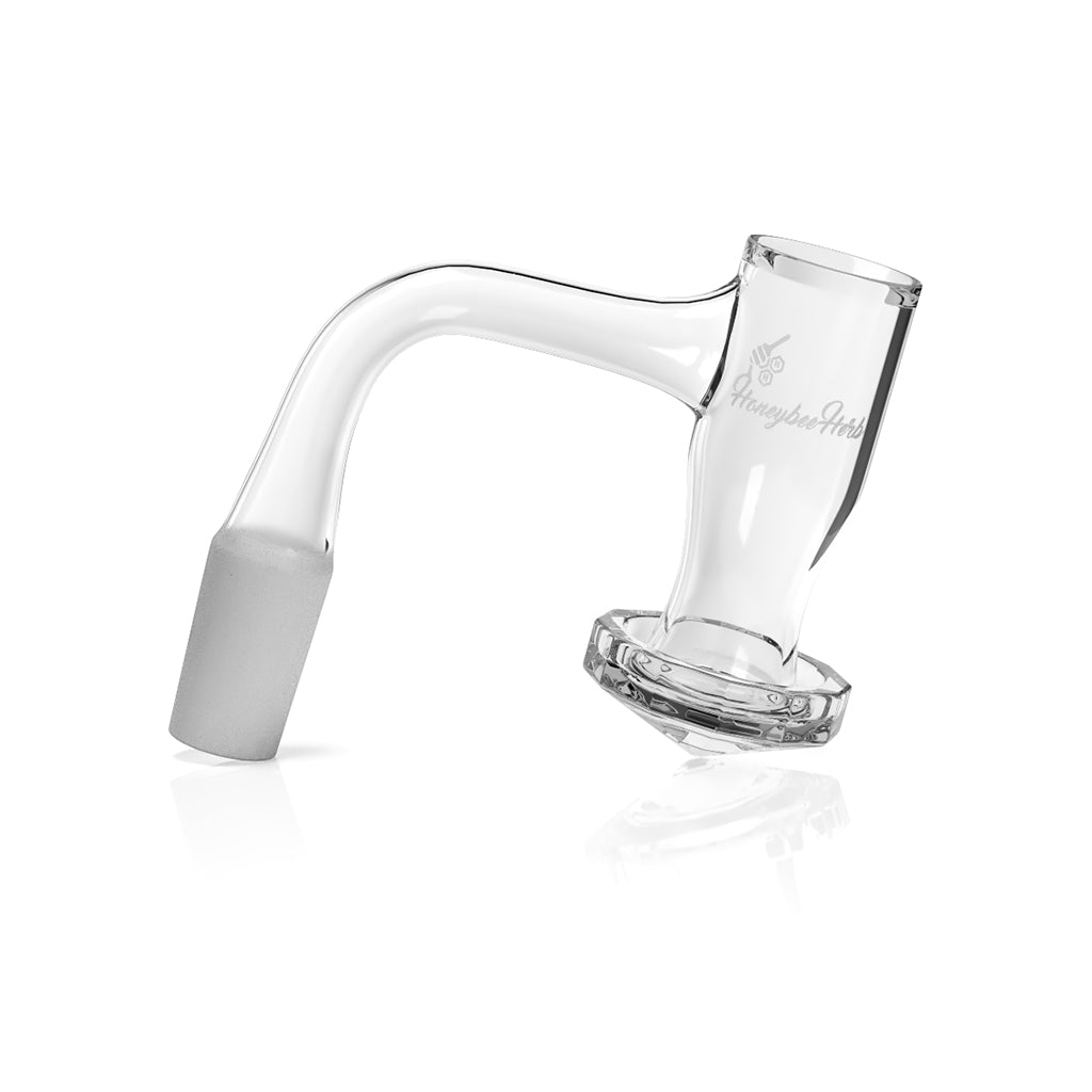 Honeysuckle Diamond Sundial Quartz Banger 90 Degree Black Line with 10mm 14mm 18mm Male & Female Joints for Dab Rigs Bongs | Honeybee Herb