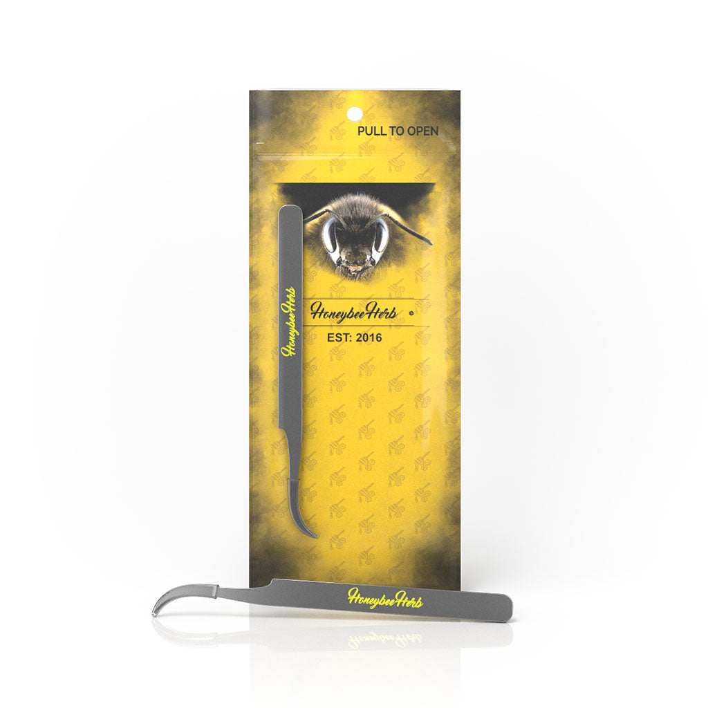 Quartz Dishes Tweezers Yellow Packaging View